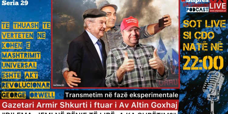Podcasti Shpres On, 26 tetor, i ftuar Armir Shkurti