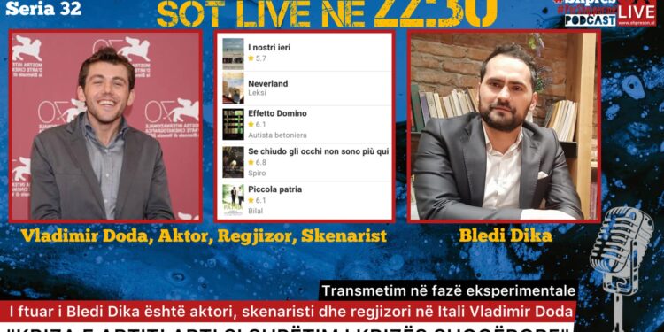 Podcasti Shpres On, 31 tetor, i ftuar aktori i njohur Vladimir Doda