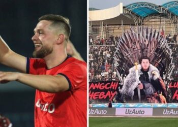 “Luftëtari Hebaj”/ Koreografi super, ultrasit surprizojnë golashënuesin shqiptar