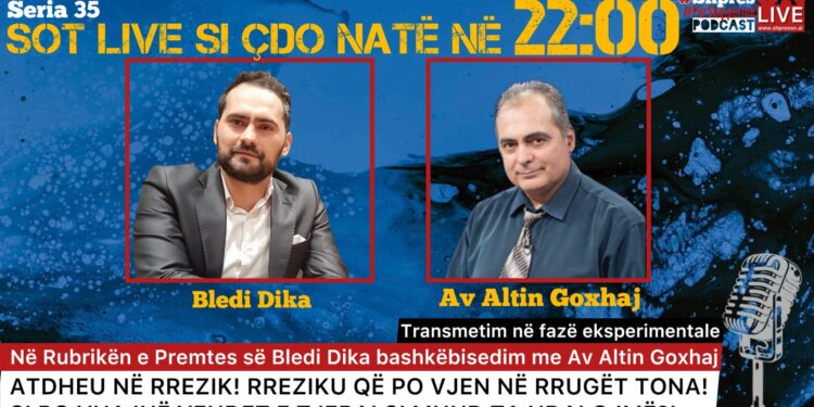 Podcasti ShpresON, 10 nëntor, i ftuar Bledi Dika: Atdheu në rrezik