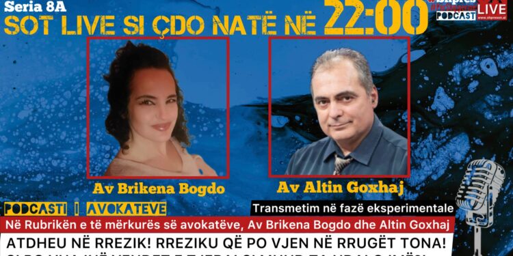 Podcasti Shpreson Për Shqipërinë, 8 nëntor, e ftuar Av Brikena Bogdo