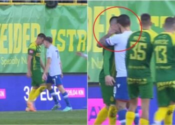 Përleshje mes futbollistit serb dhe lojtarit të përfaqësueses së Kosovës