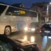 Aksident zinxhir në Pogradec/ Përfshihet një autobus dhe dy makina