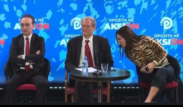 Skandal/ Shoqja e Floriana Garos e porositur për elozhe ndaj Berishës, publikohet video