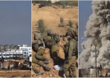 Dëgjohen duke qeshur, dalin pamjet kur ushtarët izraelitë sulmojnë shkollën në Gaza