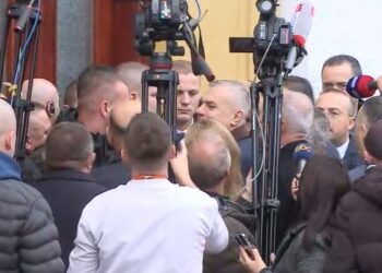 “Mos më prek me dorë, më ndot!”/ Disa deputetë të opozitës lejohen të hyjnë në Kuvend, të tjerë jashtë derës. Vokshi: Kush jeni ju që të na kontrolloni?!