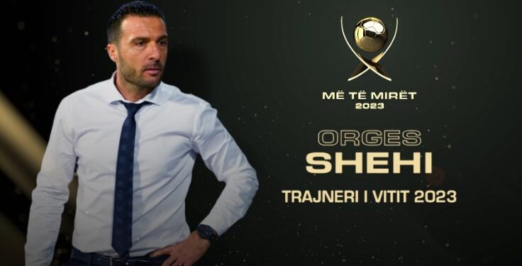 Nënkampion me Tiranën, Orges Shehi, Trajneri i Vitit 2023