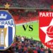 LIVE TIRANA-PARTIZANI/ Shpërthen festa bardheblu, Hasani gjen golin e avantazhit
