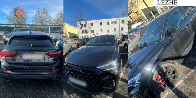 Audi i vjedhur në Poloni u trafikua në Lezhë, arrestohet 27-vjeçari
