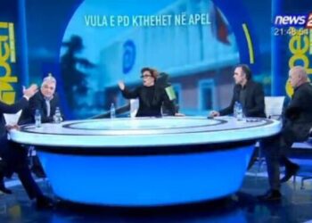 “Shërbëtor i Ramës dhe sekretar partie”, plas sherri në studio mes…