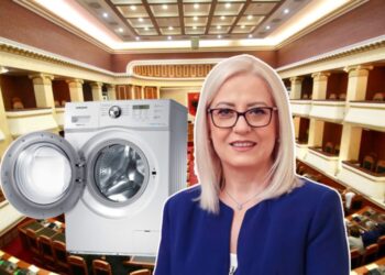 Lindita Nikolla harxhon 16 MLN lekë vetëm për larjen e perdeve të Kryesisë së Kuvendit