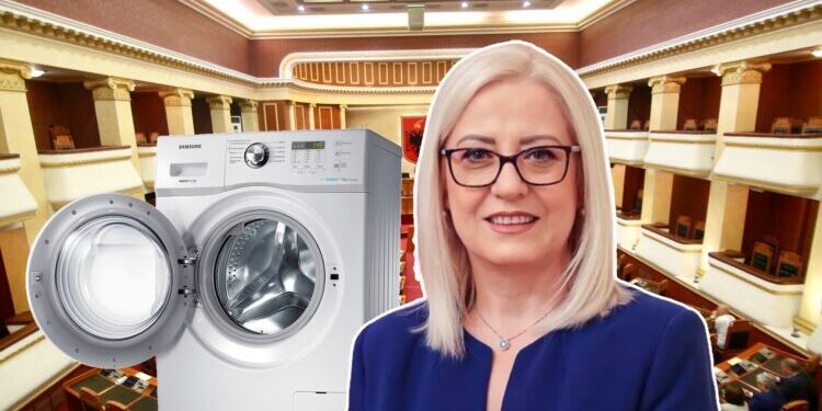 Lindita Nikolla harxhon 16 MLN lekë vetëm për larjen e perdeve të Kryesisë së Kuvendit