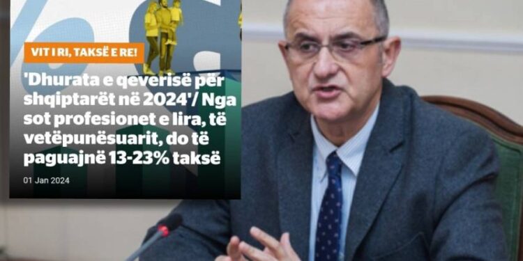 Vasili: Lojtarët e bixhozit zero tatim, profesionet e lira 23%, kjo është fytyra e qeverisë së Ramës!