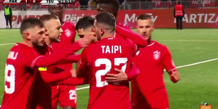VIDEO/ Orges Shehi debuton me fitore, një penallti i jep tre pikët e para të vitit Partizanit falë suksesit ndaj Teutës