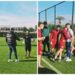 VIDEO/ Shtrëngim duarsh me Shehin dhe përqafime me shokët, Skuka zbarkon në stërvitjen e Partizanit