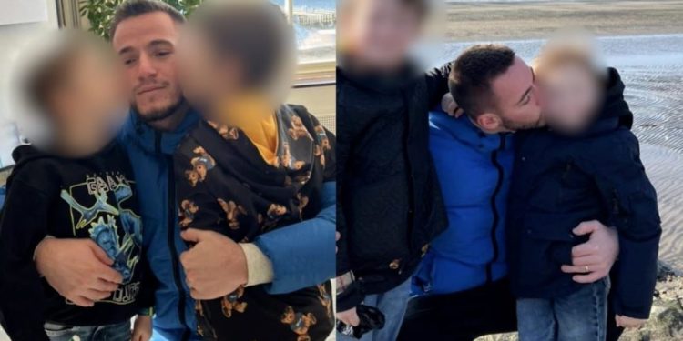 Pamje emocionuese: Vëllai i Liridona Ademajt i takon fëmijët e motrës së ndjerë pas një kohe të gjatë