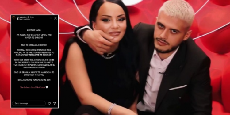 Përplasen në Instagram menaxheri i Bardhit dhe Sara, kjo e fundit edhe e kërcënon