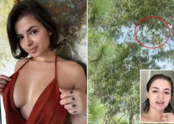 Modelja tregon momentet e frikshme kur droni në dritare tenton ta filmojë në tualet (fotot)