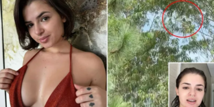 Modelja tregon momentet e frikshme kur droni në dritare tenton ta filmojë në tualet (fotot)
