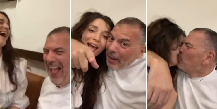 Diola Dosti ndan momentet romantike me biznesmenin Erolld Belegu (VIDEO)