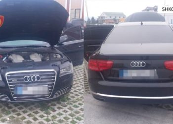 Konfiskohet ‘Audi’ i blinduar në Shkodër, ja kujt i përket – EMRI