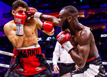 Florian Marku pëson humbjen e parë, mposhtet nga britaniku Chris Kongo