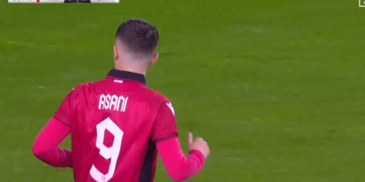 VIDEO/ Super gol nga Jasir Asani, goditja gjen vetëm cepin e rrjetës