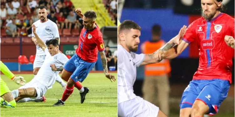 Mes thirrjeve antishqiptare, ndërprerjes së ndeshjes dhe dy kartonave të kuq, Egnatia mposhtet në takimin e parë në Champions nga skuadra boshnjake