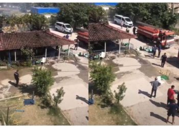 Shpërtheu bombla e gazit, përfshihet nga flakët lokali në Vlorë
