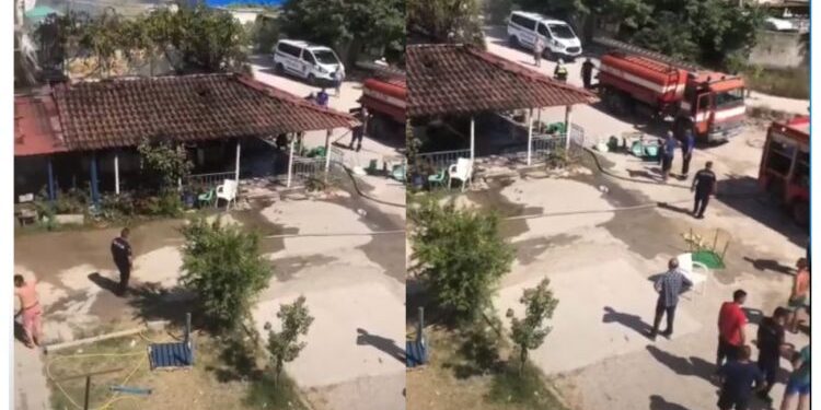 Shpërtheu bombla e gazit, përfshihet nga flakët lokali në Vlorë