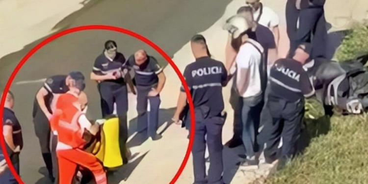 Si në filmat aksion/ I riu tenton t’i ikë policisë, përfundon në Lanë!