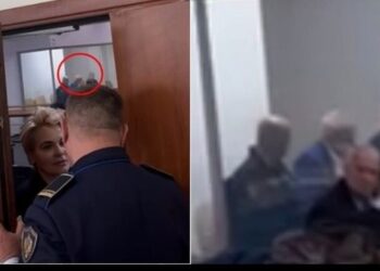VIDEO/ Meta në kafazin e xhamit, Kryemadhi brenda sallës së gjyqit