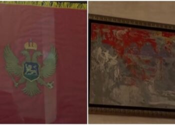 Kuvendi i Malit të Zi zëvendëson flamurin me një pikturë