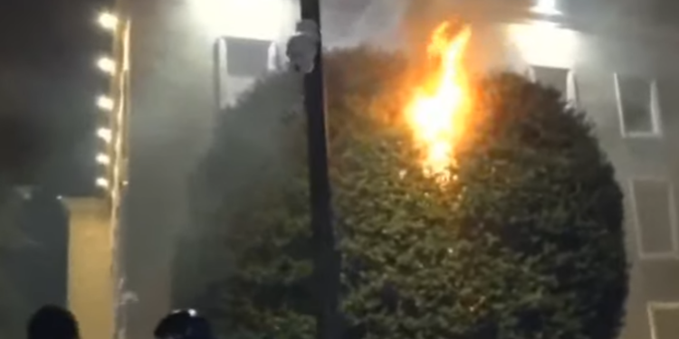 Protestuesit nuk presin: Nisen direkt në sulm për mosbindje civile, hidhet molotov drejt policisë