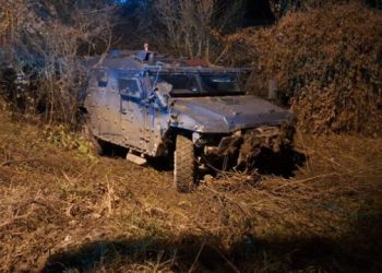 Aksidentohet autoblindi në veri të Kosovës, raportohet për 8 policë të plagosur