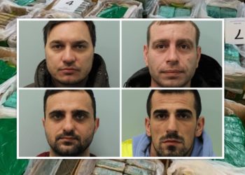 Dënohen me burg 4 shqiptarët që trafikuan 200 mln paund kokainë në Britani