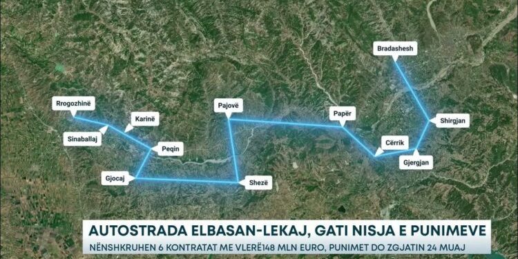 “Torta” Elbasan-Lekaj, 6 kompani ndajnë 150 mln euro për 40 km rrugë
