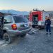 Aksident në aksin Ersekë-Korçë, makina del nga rruga, plagoset çifti i bashkëshortëve