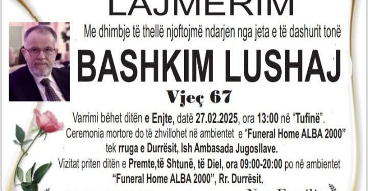 Ndërron jetë shkencëtari shqiptar, Bashkim Mal Lushaj