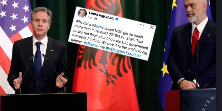 Gazetarja e Fox News ngre pyetje mbi mbështetjen që Soros i jep Ramës: Ia kemi borxh publikut të gërmojmë…