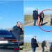VIDEO/ Vuçiç i shpëtoi aksidentit, pamjet kur del nga makina duke folur në telefon