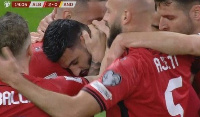 Shqipëria dyfishon avantazhin ndaj Andorrës, Rey Manaj shënon sërish