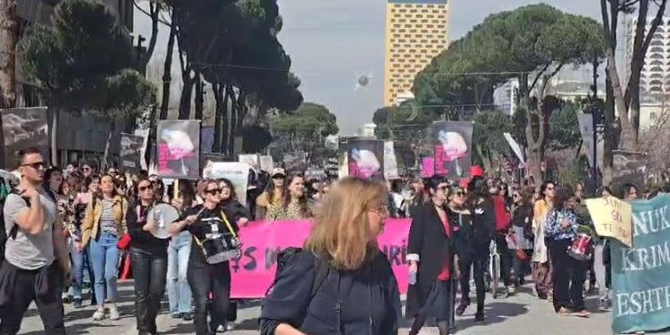 8 Marsi, marshim në kryeqytet për “Ditën e Grave”