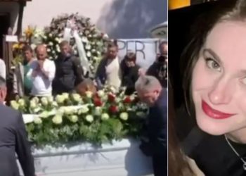 Me lule dhe pankarta, i jepet lamtumira e fundit 22-vjeçares shqiptares Ilaria Sula