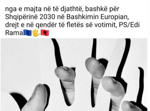 Skandaloze/ Faqja zyrtare e Kuvendit bën thirrje të votohet Partia Socialiste