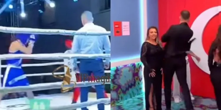 VIDEO/ Joz Marku shfaqet në ring boksi pas shpullës ndaj Gjestit