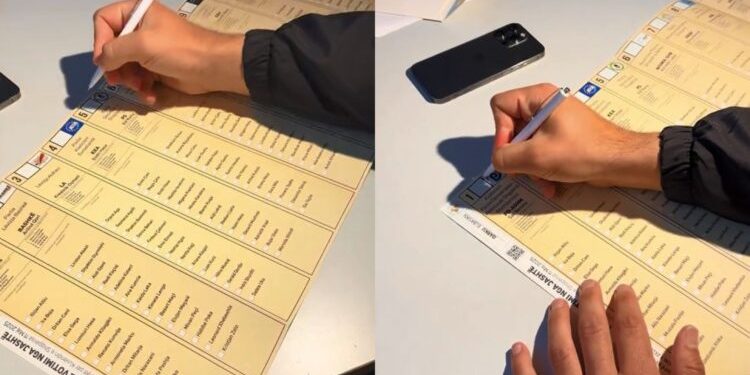 VIDEO/ Vota e diasporës, shqiptari i tregon gishtin e mesit PS-së