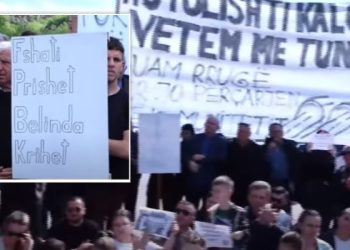 “Fshati prishet, Belinda krihet”/ Banorët e Hotolishtit sërish protestë për ndërtimin e rrugës