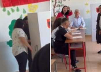 Votim familjar në në Berat/ Komisionerja përplaset me qytetarin: Kush voton dysh, do lajmëroj policinë, ik!