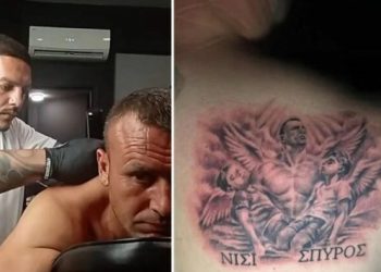 U zhyt në lumë për t’i shpëtuar nga mbytja, shqiptari bën tatuazh fytyrat e dy fëmijëve të ndjerë